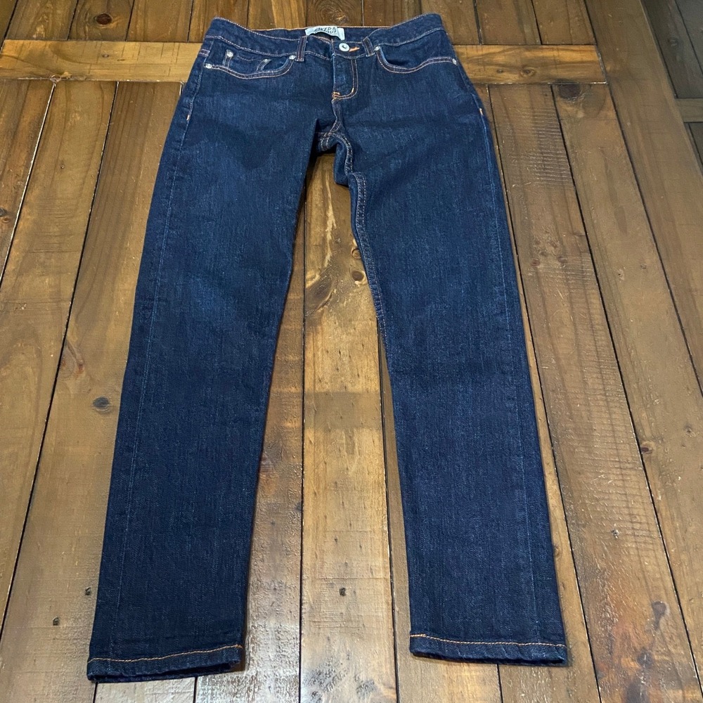 Naked & Famous Boyfriend Jeans 11oz Stretch Selvedge Indigo Blue Size 25 035504